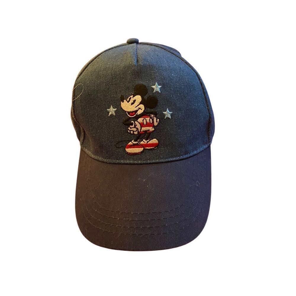 Disney Mickey Mouse stars and stripes denim adjustable ball cat